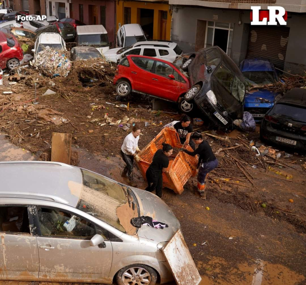 Estas son las imágenes de la devastación en Valencia, este 30 de octubre.