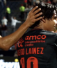 Diego Lainez fue felicitado por sus nuevos compañeros y aficionados del Sporting Braga luego de su debut oficial con el club portugués.