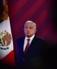 Andrés Manuel López Obrador, presidente de México, ofrece su conferencia de prensa este lunes 18 de marzo del 2024, desde Palacio Nacional, en CDMX.