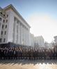 Volodimir Zelenzki comparte una foto del Gobierno para mostrar la unidad nacional, ayer