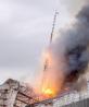 Incendio daña la “Notre Dame” de Copenhague