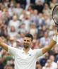 Novak Djokovic tras vencer Vit Kopriva en la primera ronda de Wimbledon 2024