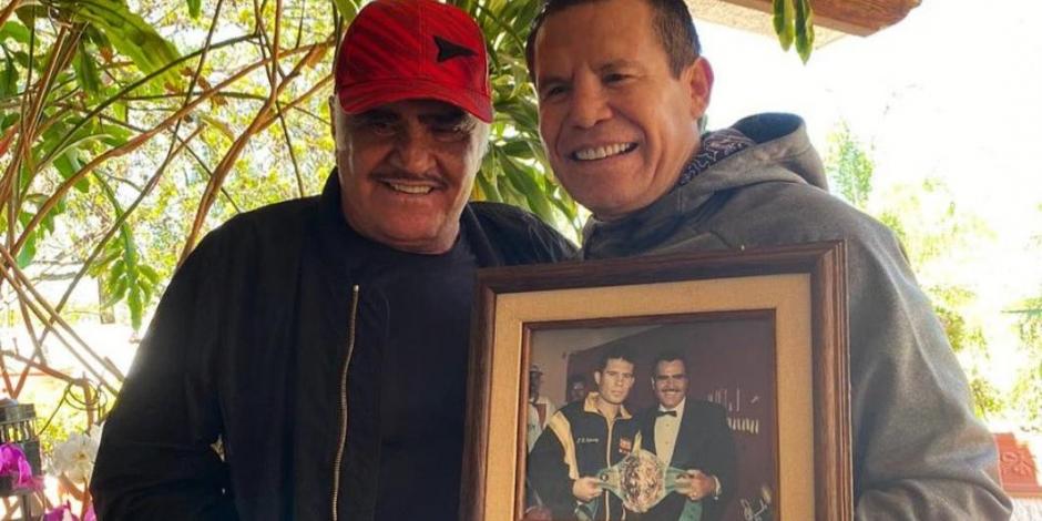 Chávez convive con Vicente Fernández y recuerdan grandes historias