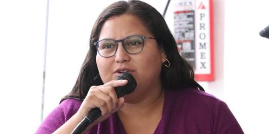 No tengo miedo, dice Citlalli Hernández tras estallido de libro-bomba