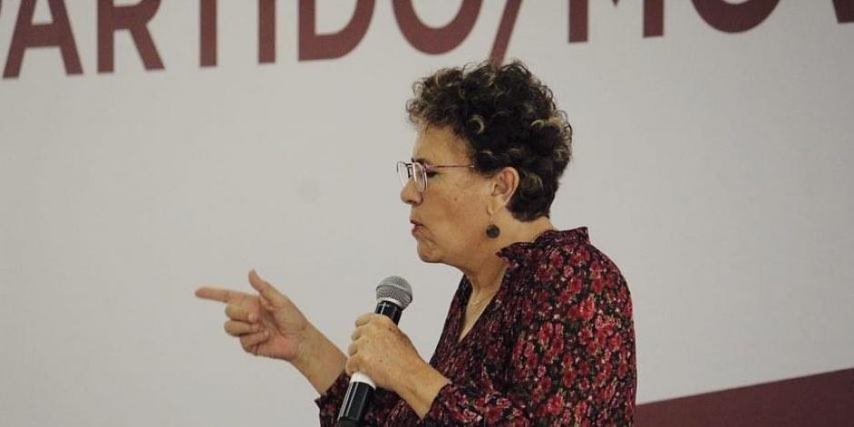 Bertha Luján, dispuesta a que encuesta defina a presidente de Morena