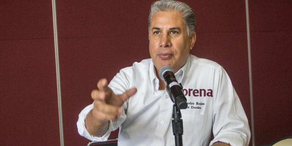 Alejandro Rojas anuncia que va por dirigencia de Morena