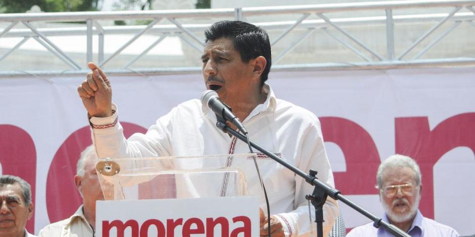 La coalición "Juntos haremos historia por Oaxaca” reconoció a Salomón Jara como único precandidato a la gubernatura del estado.