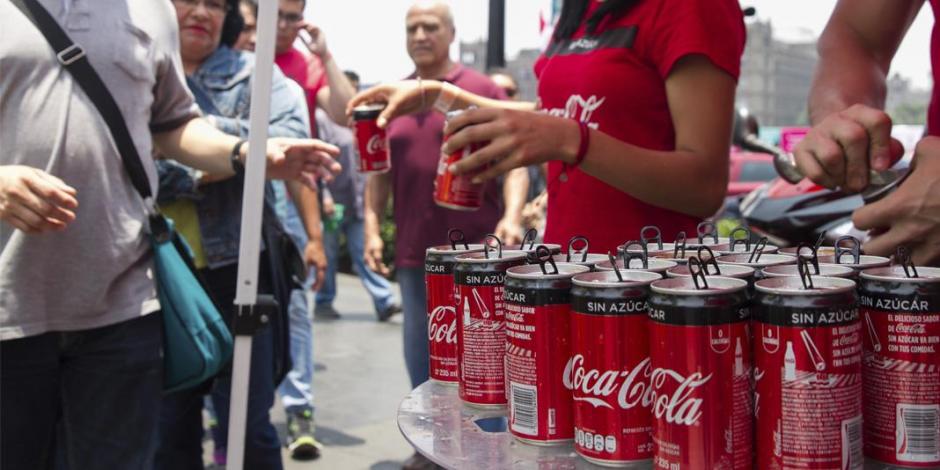 Ventas de Coca-Cola caen 81% en 2017