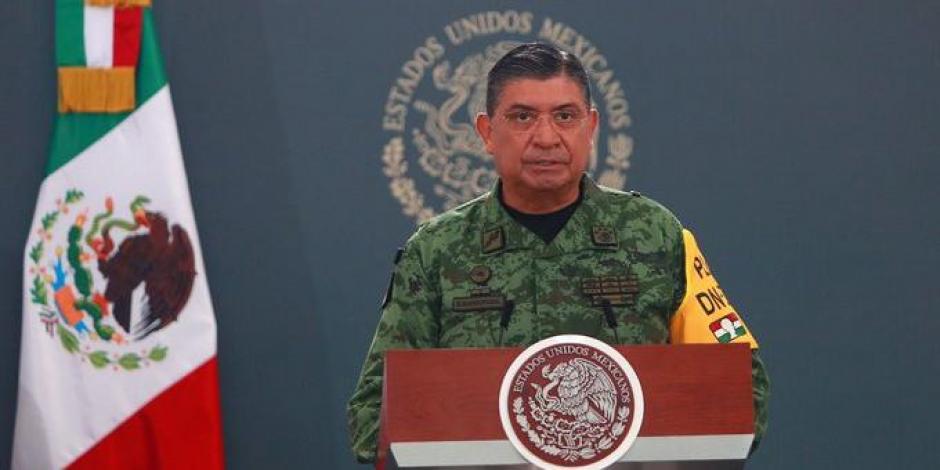 El secretario de la Defensa Nacional, Luis Cresencio Sandoval