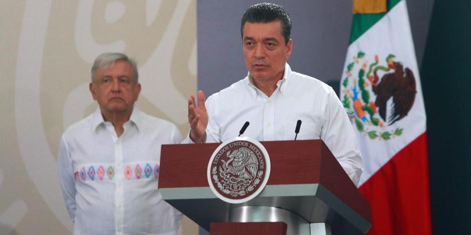 El gobernador de Chiapas, Rutilio Escandón, el 4 de junio de 2020.