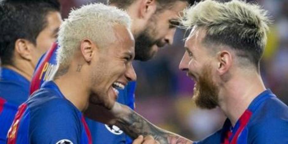 Neymar y Messi ya compartieron vestidor en el Barcelona