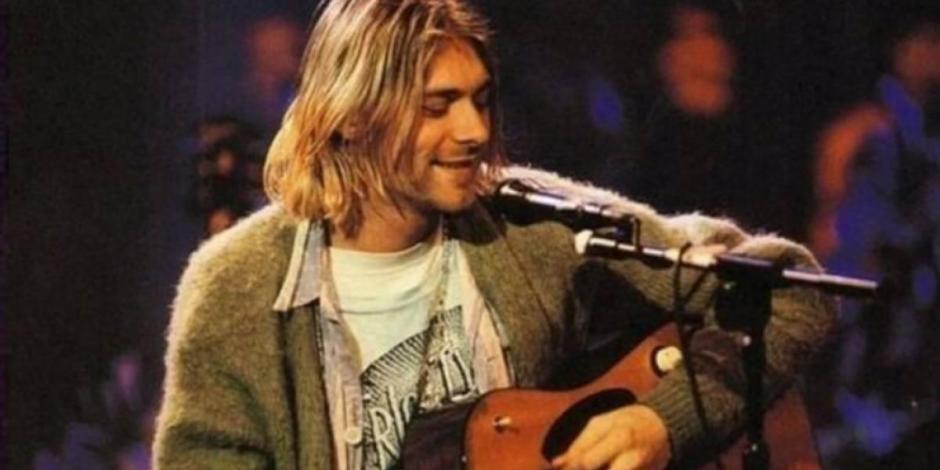 Kurt Cobain en el MTV  Unplugged de 1993