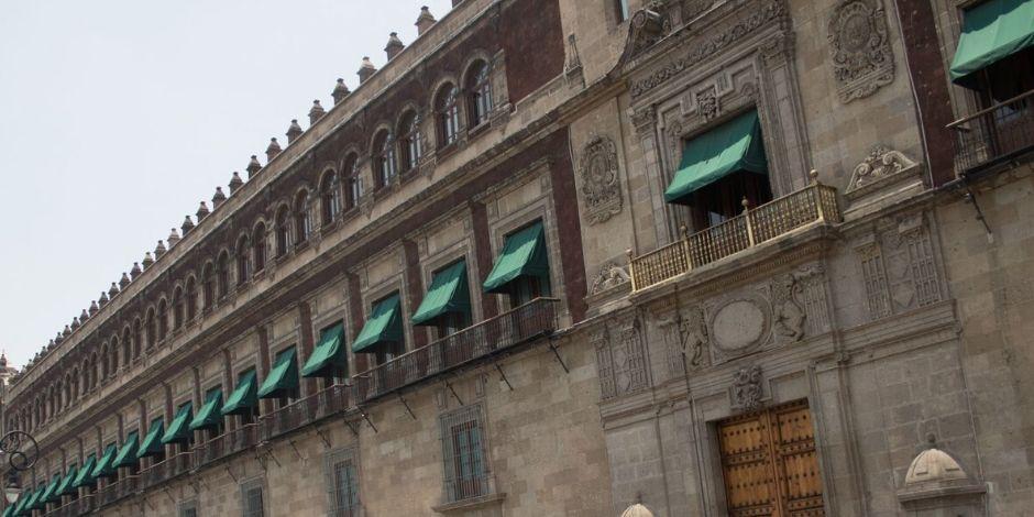Imagen del Palacio Nacional, en la Ciudad de México.