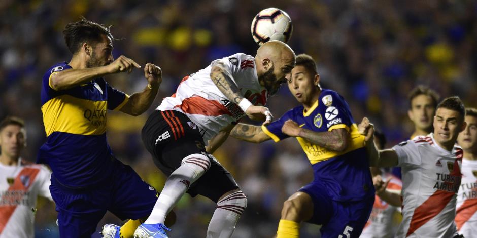 Imagen del 22 de octubre de 2019 correspondiente a la semifinal entre River Plate y Boca Juniors, en la edición pasada del torneo.