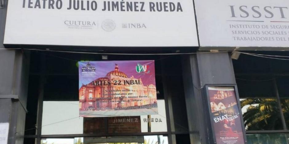 Fachada del antiguo Teatro Jiménez Rueda, que fue desmantelado.
