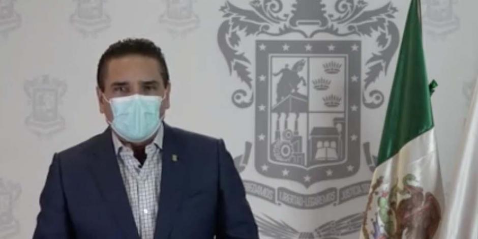 El gobernador Silvano Aureoles informa en videomensaje que va por recortes en materia presupuestal.