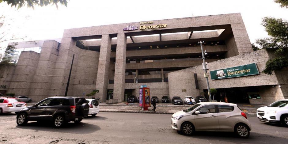 Sucursal del Banco del Bienestar, en la Ciudad de México.