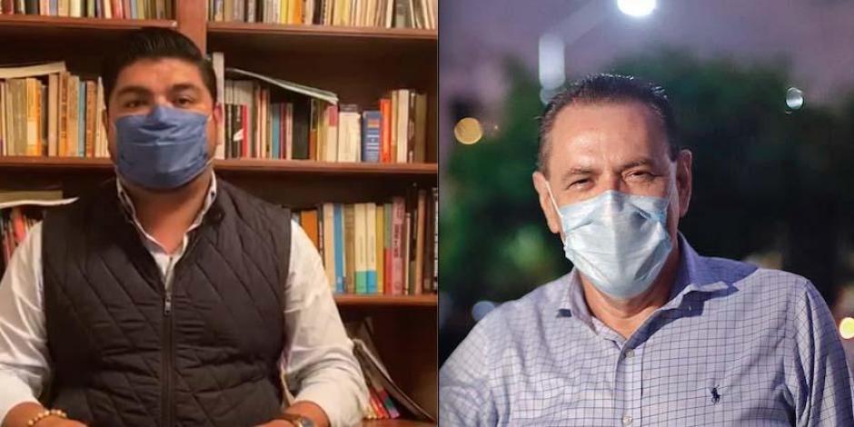 Irepan Hernández y Jaime Cuevas, respectivamente, informan por separado que dieron positivo al virus.