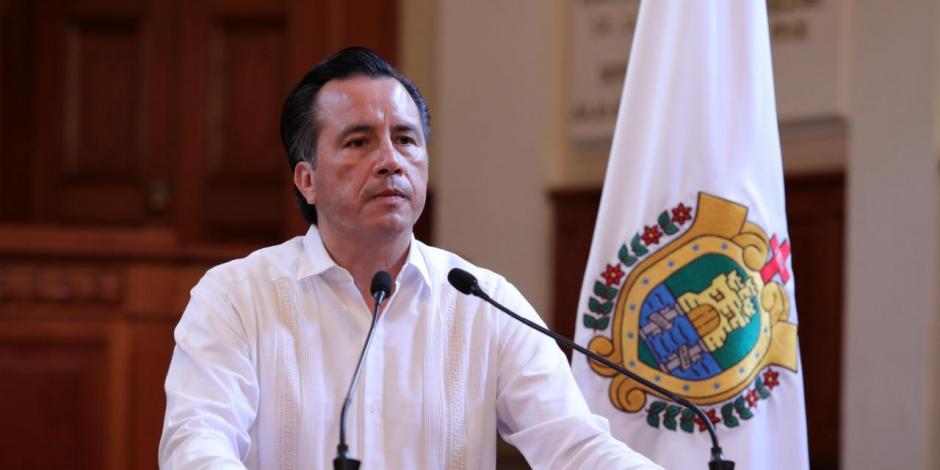 El gobernador de Veracruz, Cuitláhuac García