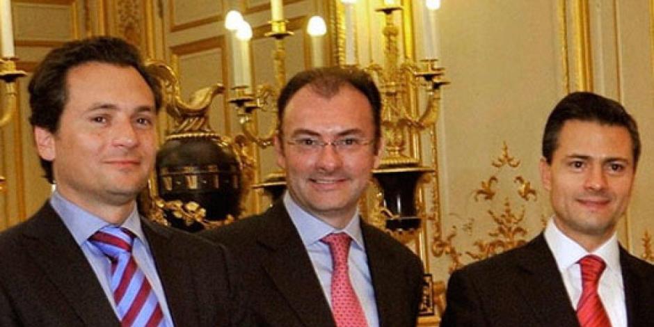 Emilio Lozoya, Luis Videgaray y Enrique Peña Nieto.