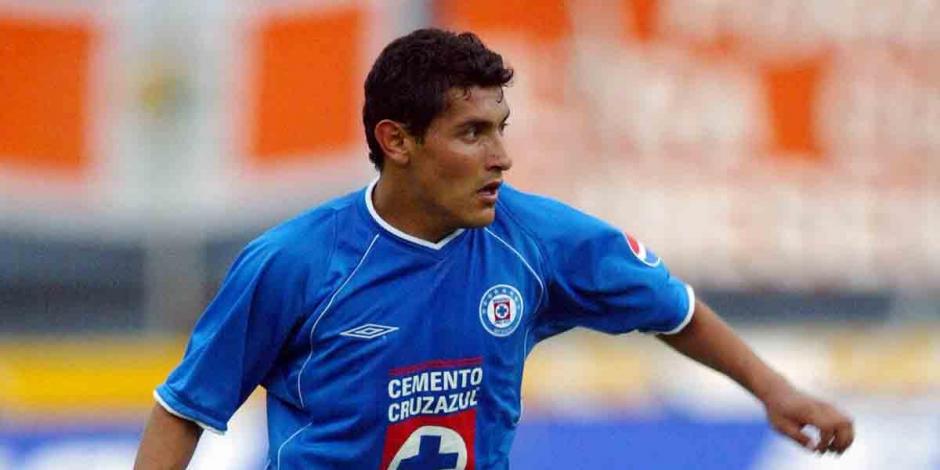 Norberto Ángeles durante un partido con La Máquina en 2003.