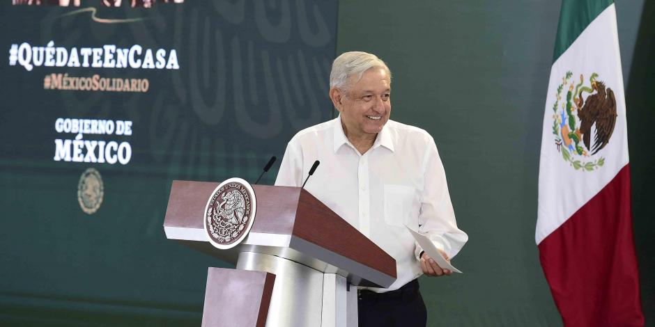 El presidente de México, Andrés Manuel López Obrador, el 27 de agosto de 2020.