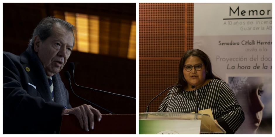 Porfirio Muñoz Ledo y Citlali Hernández se anotarán como candidatos a la presidencia y la secretaría general de Morena.