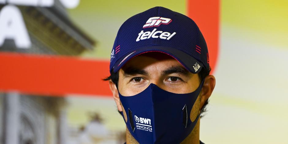 El jalisciense durante una conferencia de prensa, el pasado 3 de septiembre, antes del Gran Premio de Italia.