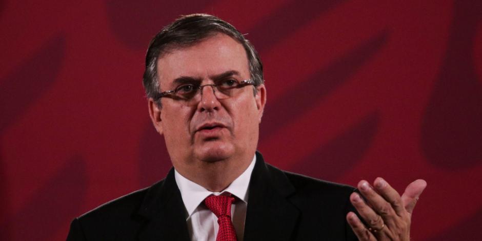 El secretario de Relaciones Exteriores, Marcelo Ebrard, el 22 de septiembre de 2020.