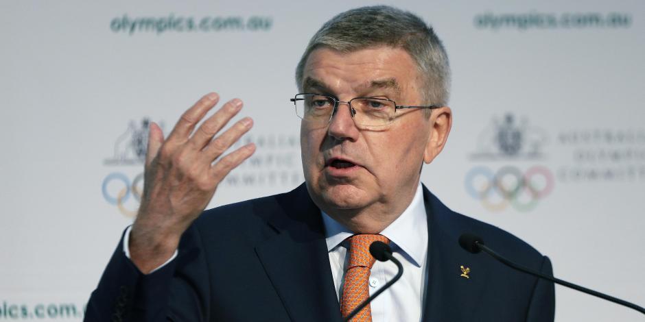 El dirigente alemán durante una reunión con el Comité Olímpico Australiano en mayo del año pasado.