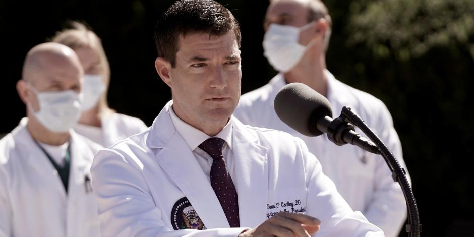 Sean Conley, médico de la Casa Blanca.