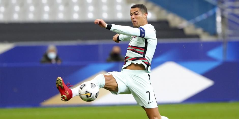 Cristiano Ronaldo durante el juego del pasado domingo entre Portugal y Francia en la UEFA Nations League.