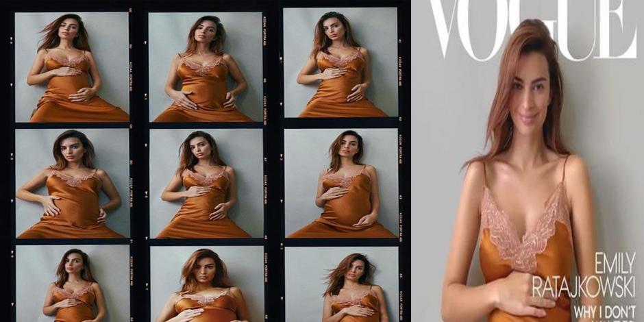 La modelo Emily Ratajkowski da a conocer que está embarazada.