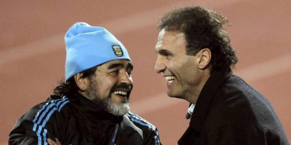 Maradona y Ruggeri fueron campeones mundiales con Argentina en México 1986.