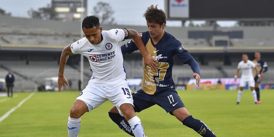 Cruz Azul venció 4-1 a Pumas el pasado 4 de julio en la Copa por México.