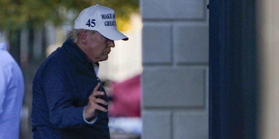 Donald Trump llega a la Casa Blanca luego de jugar golf