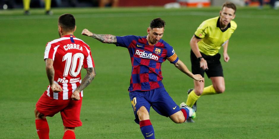 Atlético de Madrid y Barcelona igualaron 2-2 en la Fecha 33 de la pasada temporada de LaLiga.