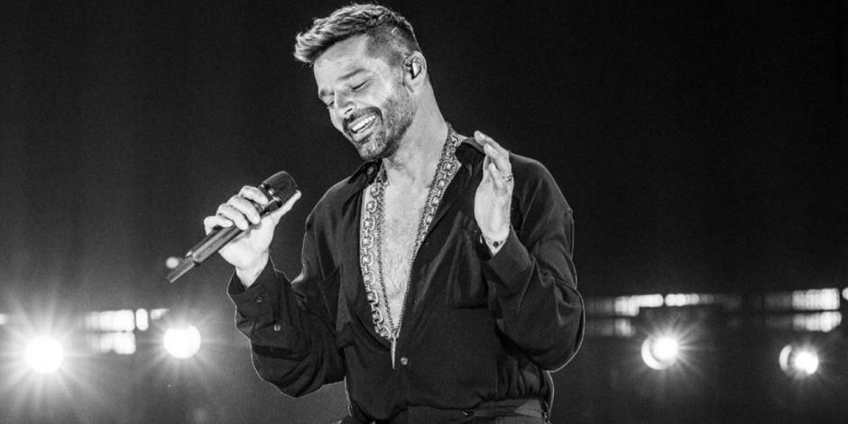 Ricky Martin, durante su presentación en los Latin Grammy