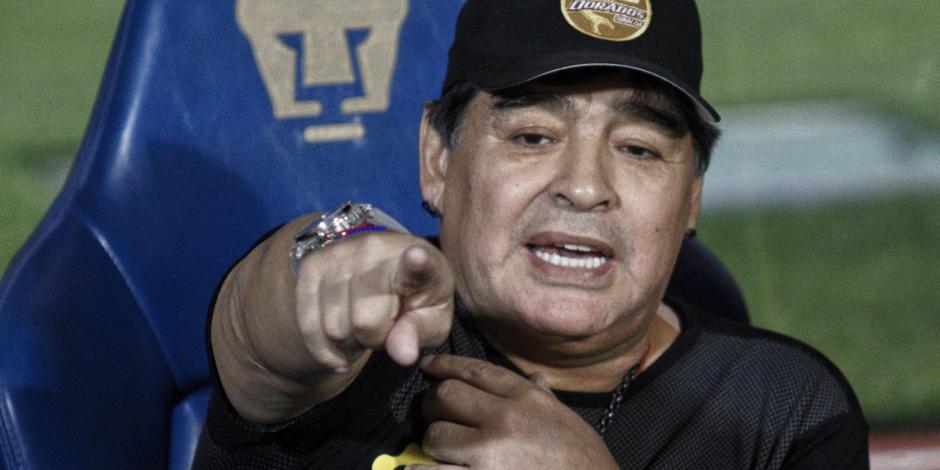 El futbolista Diego Armando Maradona