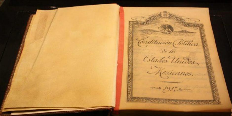 Constitución Política de los Estados Unidos Mexicanos de 1917.