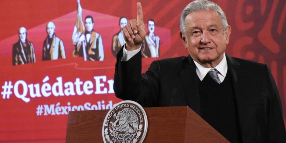El presidente de México, Andrés Manuel López Obrador, el 30 de noviembre de 2020.