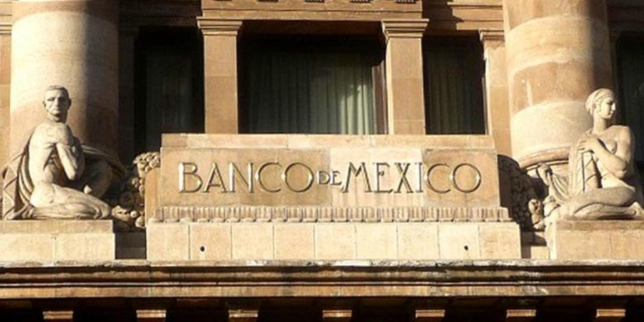 Fachada del Banco de México.