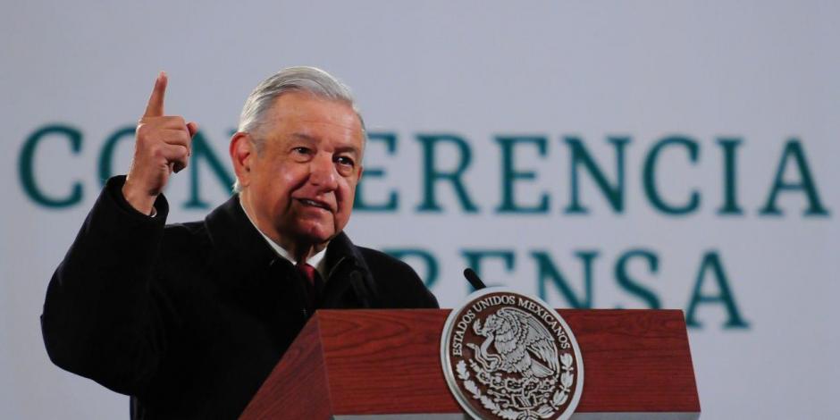 El presidente de México, Andrés Manuel López Obrador, el 7 de enero de 2020.