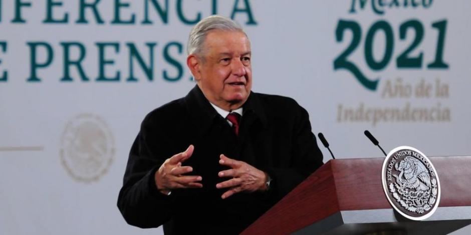 El presidente de México, Andrés Manuel López Obrador, el 7 de enero de 2021.