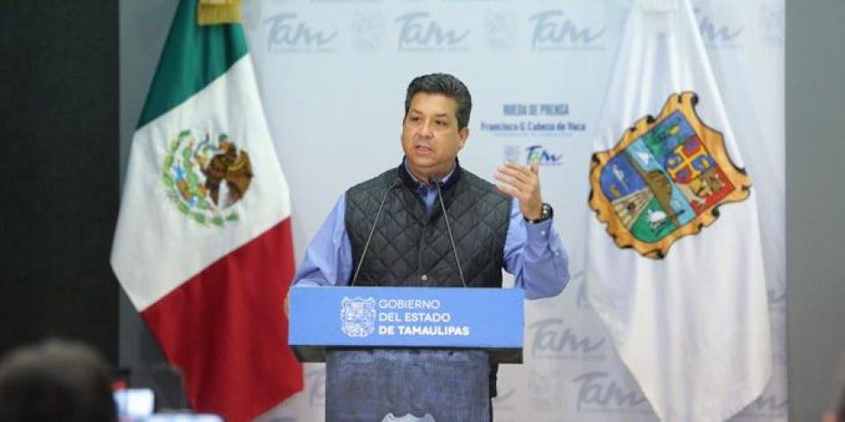 El anuncio fue hecho por el gobernador de Tamaulipas, Francisco García Cabeza de Vaca.