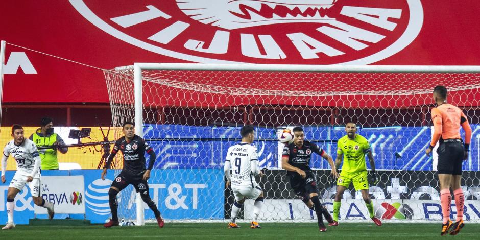 Tijuana y Pumas se enfrentan en la cancha del Estadio Caliente, en la Jornada 4 del Clausura 2022..
