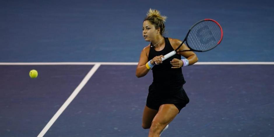 Renata Zarazúa no pudo disputar el Abierto de Australia, uno de los torneos de tenis más importantes, este año.
