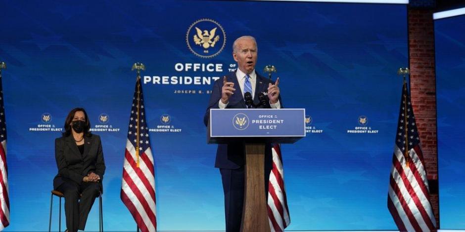 La presentación del plan de rescate por parte del presidente electo de Estados Unidos, Joe Biden.