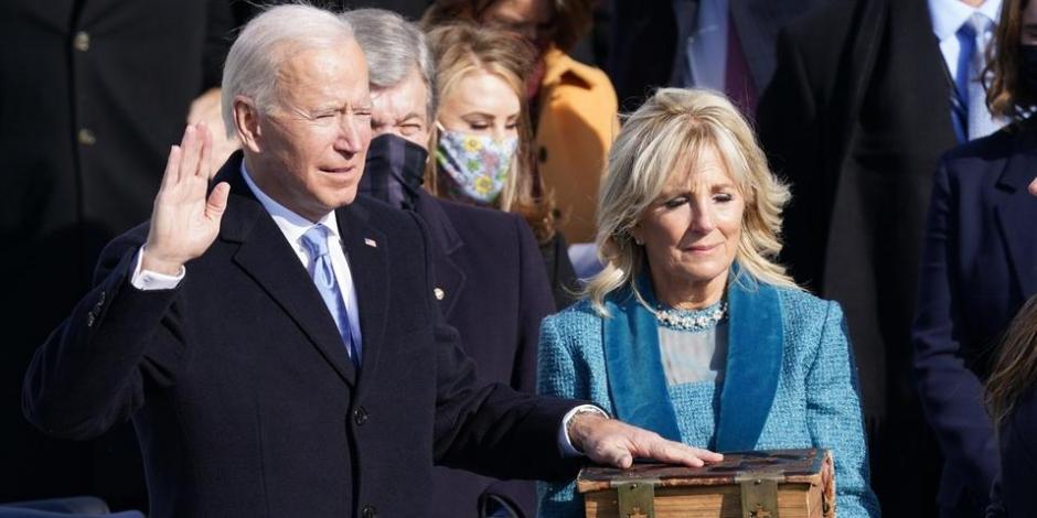 El acto de investidura de Joe Biden se realizó la mañana de este miércoles 20 de enero.