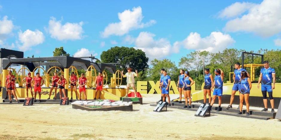 Los atletas de Exatlón México juegan por la Fortaleza